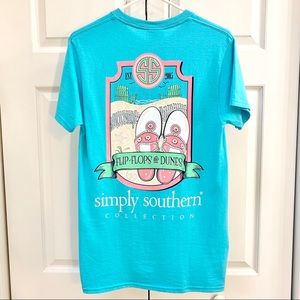 BNWT!! Simply Southern PRPDune- Pool T Shirt S